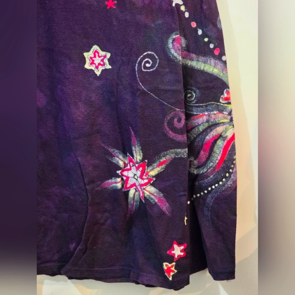 Batik dress sweet skins, handmade, Small - Picture 8 of 8